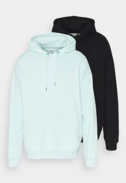 YOURTURN 2 Pack Unisex - Hoodie - Black/Mint -Kleding Verkoop d48eda3a2a1a4933a826b17f7f0a21bd