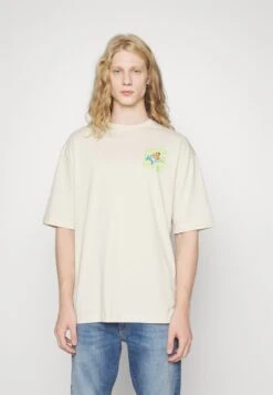 YOURTURN Unisex - T-Shirt Print - Beige