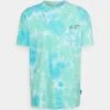 YOURTURN Unisex - T-Shirt Print - Blue/Green -Kleding Verkoop d93d93f682984b0bb9f7ac3828348ecd