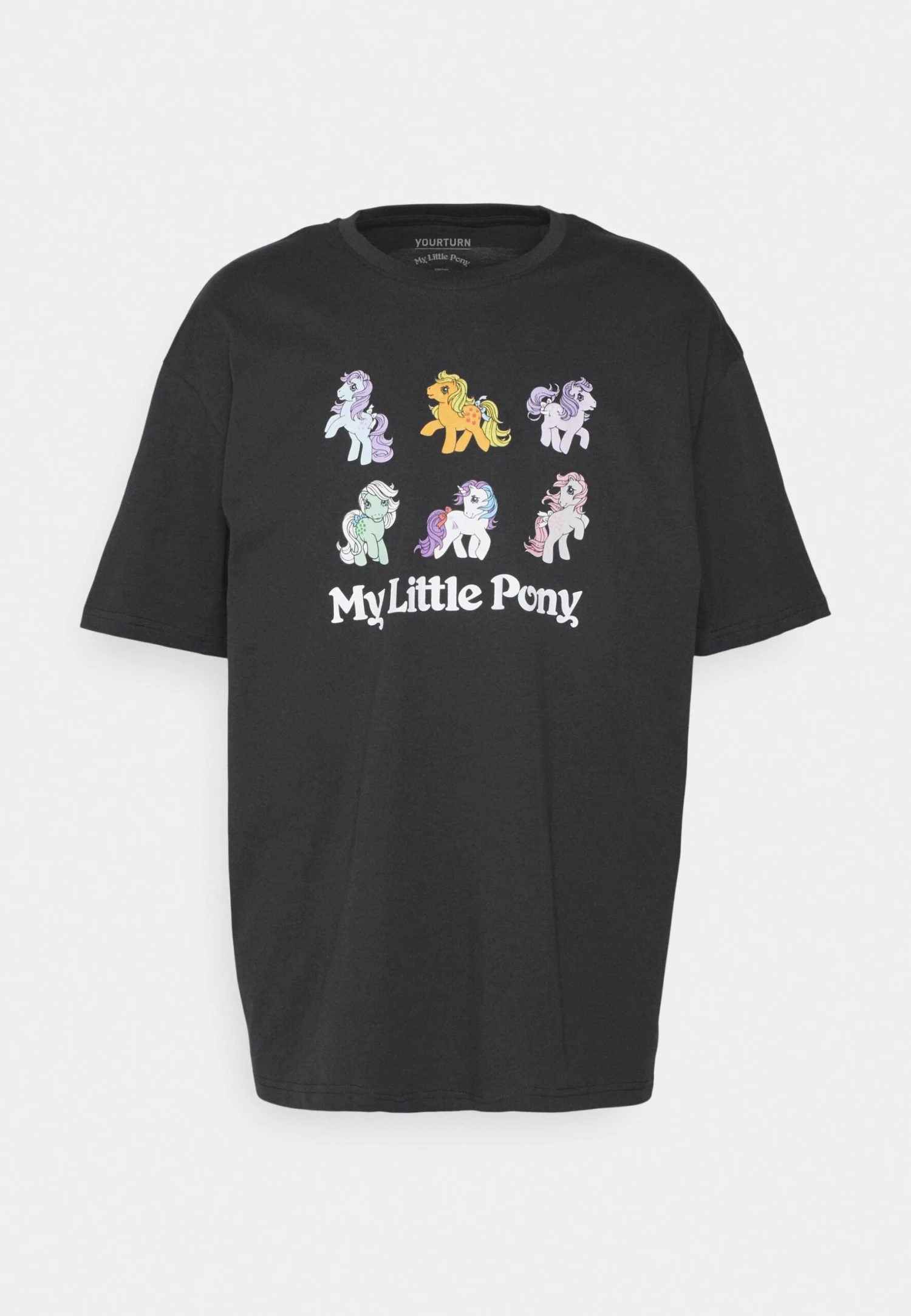 YOURTURN My Little Pony Unisex - T-Shirt Print - Black 7 YOURTURN My Little Pony Unisex - T-Shirt Print - Black - Afbeelding 5