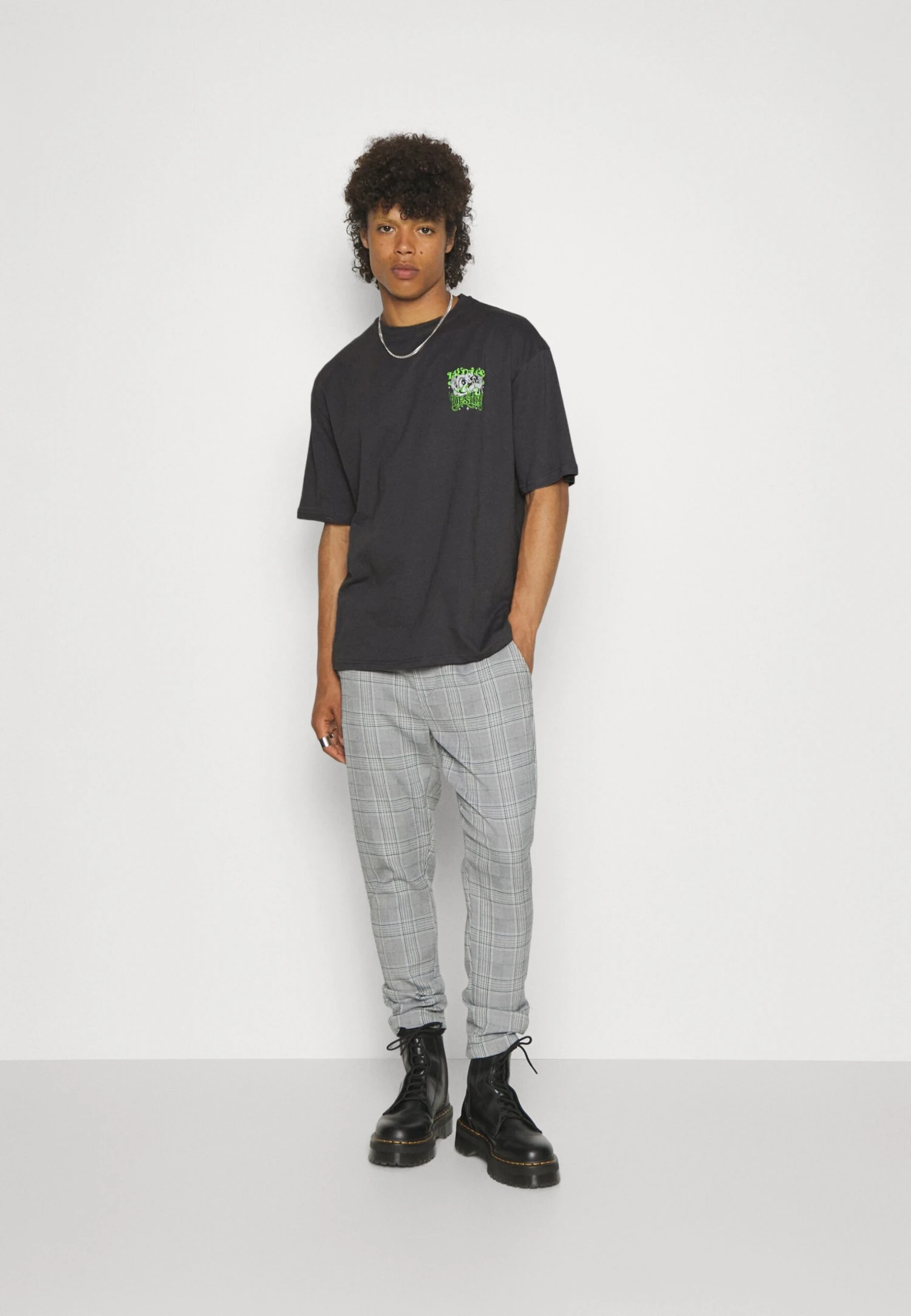 YOURTURN Snake Desire Tee Unisex - T-Shirt Print - Dark Grey 4 YOURTURN Snake Desire Tee Unisex - T-Shirt Print - Dark Grey - Afbeelding 2