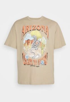 YOURTURN Unisex - T-Shirt Print - Beige -Kleding Verkoop eb835e4163af4e4d9bb92027d2fa8fb7