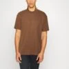 YOURTURN Unisex - T-Shirt Basic - Brown 1 YOURTURN Unisex - T-Shirt Basic - Brown -Kleding Verkoop f6d7f0c6a44544beafa05cdb09e16cf0
