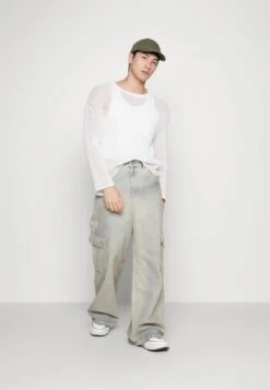 YOURTURN Unisex - Relaxed Fit Jeans - Light Blue Denim -Kleding Verkoop f7f7c383f80448fa97d368d17c642181