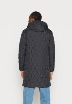 YOURTURN Coat Unisex - Halflange Jas - Black -Kleding Verkoop fb327cf25e1449dfb3f6baf7694c3154