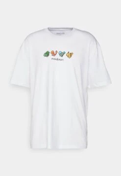 YOURTURN Pokemon Pikachu Unisex - T-Shirt Print - White -Kleding Verkoop fc01e94b9c2d40faaf5b35352f9e1b32