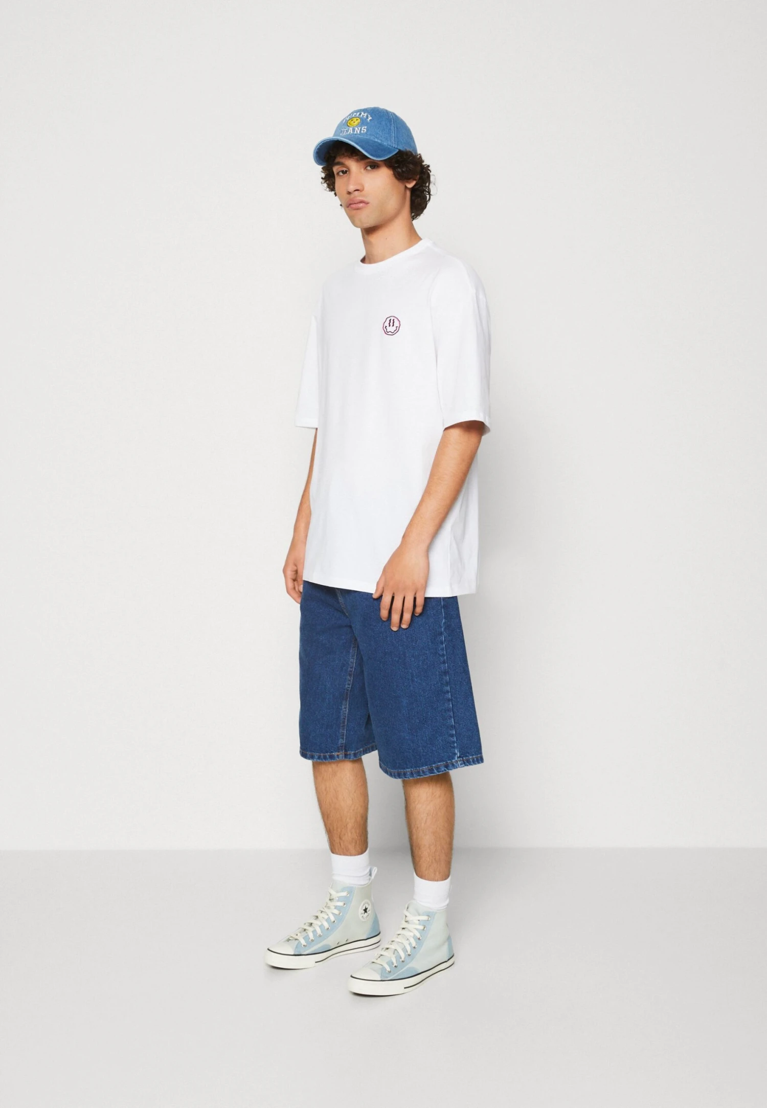 YOURTURN Unisex - Jeansshort - Blue Denim 4 YOURTURN Unisex - Jeansshort - Blue Denim - Afbeelding 2